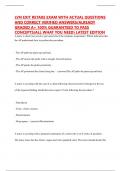 LVN EXIT RETAKE EXAM WITH ACTUAL QUESTIONS AND CORRECT VERIFIED ANSWERS&sol;ALREADY GRADED A&plus; 100&percnt; GUARANTEED TO PASS CONCEPTS&lpar;ALL WHAT YOU NEED&rpar; LATEST EDITION 