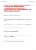 UA BSC 108 EXAM 2 LATEST 2024 WITH ACTUAL QUESTIONS AND CORRECT VERIFIED ANSWERS&sol;ALREADY GRADED A&plus; 100&percnt; GUARANTEED TO PASS CONCEPTS&lpar;ALL WHAT YOU NEED&rpar; LATEST EDITION 2024