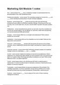 Marketing 524 Module 1 notes questions and answers&period;