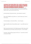 CHICAGO TAXI EXAM PREP TEST LATEST 2024&sol;2025 WITH ACTUAL QUESTIONS AND CORRECT VERIFIED &lpar;DETAILED&rpar; ANSWERS&sol;ALREADY GRADED A