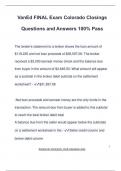COLORADO EXAM PACKAGE DEAL QUESTIONS AND VERIFIED ANSWERS 100&percnt; GUARANTEED PASS &vert; LATEST UPDATE