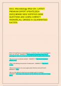 D311&colon; Microbiology WGU OA &vert; LATEST PREMIUM EXPERT UPDATE&lpar;2024-2025&rpar;&vert;BRAND NEW VERTIFIED EXAM QUESTIONS AND &lpar;100&percnt;&rpar; CORRECT ANSWERS&comma;ALL GRADED A&plus;&vert;GUARANTEED SUCCESS&period;