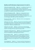 Quality And Performance Improvement&colon; Q&rsquo;s And A&rsquo;s