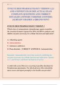 EVOLVE HESI PHARMACOLOGY VERSION 1&comma;2&comma;3  AND 4 NEWEST EXAM 2025 ACTUAL EXAM  COMPLETE QUESTIONS AND CORRECT  DETAILED ANSWERS &lpar;VERIFIED ANSWERS&rpar; &vert;ALREADY GRADED A&plus;&vert;BRAND NEW&excl;&excl;