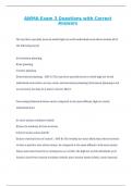 AWMA Exam 3 Questions with Correct Answers