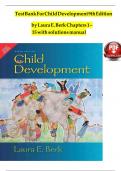 Test Bank For Child Development 9th Edition by Laura E&period; Berk Chapters 1 &ndash; 15 with solutions manual