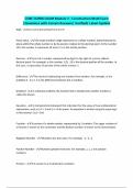CORE CURRICULUM Module 2 - Construction Math Exam &vert;Questions with Correct Answers&vert; Verified&vert; Latest Update
