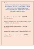 HCB 101 HM 1 EXAM AND PRACTICE EXAM  NEWEST 2025 ACTUAL EXAM COMPLETE 220  QUESTIONS AND CORRECT DETAILED  ANSWERS &lpar;VERIFIED ANSWERS&rpar; &vert;ALREADY  GRADED A&plus;&vert;BRAND NEW&excl;&excl;