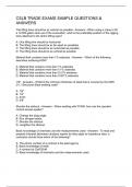 CSLB TRADE EXAMS SAMPLE QUESTIONS & ANSWERS