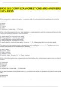 Package deal for BIOS 252  With 100&percnt; Correct Answers 2024