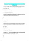 NCCER 26412 Exam&vert; Questions with Correct Answers&vert; Verified&vert; Latest Update