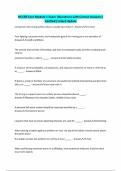 NCCER Core Module 1 Exam &vert;Questions with Correct Answers&vert; Verified&vert; Latest Update