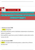 Awhonn Advanced Fetal Monitoring Exam Latest Actual Exam II Questions And Correct Detailed Answers With Rationales &lpar;Verified Answers&rpar; &vert;&vert;Complete A&plus; Guide