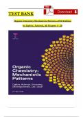 TEST BANK For Organic Chemistry Mechanistic Patterns&comma; 2nd Edition by Ogilvie&comma; Ackroyd&comma; All Chapters 1 - 20  &vert;&vert;Complete A&plus; Guide