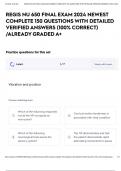 REGIS NU 650 FINAL EXAM 2024 NEWEST COMPLETE 150 QUESTIONS WITH DETAILED VERIFIED ANSWERS &lpar;100&percnt; CORRECT&rpar; &sol;ALREADY GRADED A&plus;
