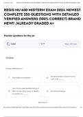 REGIS NU 650 MIDTERM EXAM 2024 NEWEST COMPLETE 250 QUESTIONS WITH DETAILED VERIFIED ANSWERS &lpar;100&percnt; CORRECT&rpar; BRAND NEW&excl;&excl; &sol;ALREADY GRADED A&plus;