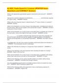 Az ROC Trade Exam B-3 License UPDATED Exam  Questions and CORRECT Answers