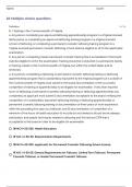 VA DPOR Tattooing EXAM QUESTIONS AND ANSWERS LATEST UPDATED 