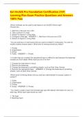 Esri ArcGIS Pro Foundation Certification 2101  Learning Plan Exam Practice Questions and Answers  100&percnt; Pass
