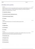 VA DPOR TATTOOING REGULATIONS EXAM QUESTIONS AND ANSWERS 