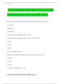 Articulating Boom Crane Test &num;3 Exam Questions and Answers 100&percnt; Pass