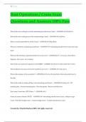 Boat Operations &sol; Crane Exam Questions and Answers 100&percnt; Pass