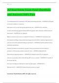AZ Real Estate Exam Final Questions and Answers 100&percnt; Pass