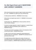 Ca&period; Bail Agent Exam part 2 QUESTIONS AND CORRECT ANSWERS