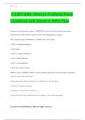 CARD ABA Therapy Training Exam Questions and Answers 100&percnt; Pass