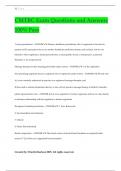 CMTBC Exam Questions and Answers 100&percnt; Pass