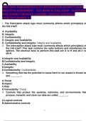 WGU D430 FUNDAMENTALS OF INFORMATION SECURITY EXAM OBJECTIVE ASSESSMENT   TEST BANK ACTUAL EXAM   QUESTIONS AND CORRECT DETAILED ANSWERS &lpar;VERIFIED ANSWERS&rpar; &vert;ALREADY GRADED A&plus;
