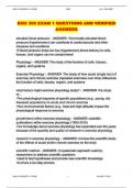 BMS 300 EXAM 1 QUESTIONSANDVERIFIEDANSWERS