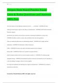 Oregon State Board Practice Exam&colon; Laws & Rules Questions and Answers 100&percnt; Pass