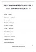 PRM3701 ASSIGNEMENT 3 SEMESTER 2 Exam Q&A 100&percnt; Solved &vert; Rated A&plus;