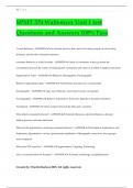 SPMT 370 Waltemyer Unit 1 test Questions and Answers 100&percnt; Pass
