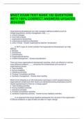  MNGT EXAM TEST BANK 182 QUESTIONS WITH 100&percnt; CORRECT ANSWERS UPDATED 2024&sol;2025 