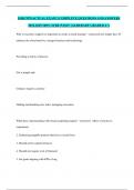 ISDS 7070 ACTUAL EXAM 2 COMPLETE QUESTIONS AND ANSWERS 2024-2025 100&percnt; SURE PASS&excl;&excl; &lpar;ALRERADY GRADED A&plus;&rpar;
