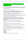 Medical Interpreter Certification Exam Prep Rated A&plus;