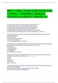 MNGT FINAL EXAM QUESTIONS AND CORRECT ANSWERS &lpar;NEWEST VERSION&rpar; ALREADY GRADED A&plus;