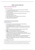 studie vh sociaal werk samenvatting 1e jaar HoGent 
