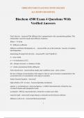 Biochem 4300 Exam 4 Questions With Verified Answers