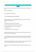 NU 126 Exam 4 &vert;Questions with Correct Answers&vert; Verified&vert; Latest Update