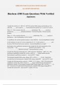Biochem 4300 Exam Bundle Fully Verified&period;