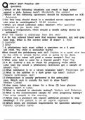 AMCA 2024 Practice 100 questions with complete answers