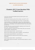 Chemistry BYU Exam Questions With Verified Answers