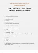 GCU Chemistry 113 &lpar;Quiz 2&rpar; Exam Questions With Verified Answers