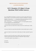 GCU Chemistry 113 &lpar;Quiz 1&rpar; Exam Questions With Verified Answers