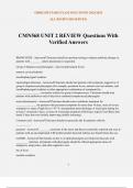 CMN568 UNIT 2 REVIEW Questions With Verified Answers