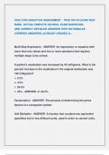 WGU C784 OBJECTIVE ASSESSMENT &sol; WGU 784 OA EXAM TEST  BANK ACTUAL CMPLETE 230 REAL EXAM QUESTIONS  AND CORRECT DETAILED ANSWERS WITH RATIONALES  &lpar;VERIFIED ANSWERS&rpar; &vert;ALREADY GRADED A&plus;
