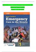 Test Bank for Nancy Caroline&rsquo;s Emergency Care in the Streets 8th Edition &lpar;Caroline&comma; 2017&rpar;&comma; Chapter 1-53 &vert; All Chapters